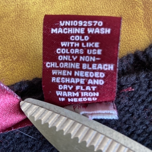 Merona Cotton Argyle Sweater Black and Gray Medium - Picture 6 of 8